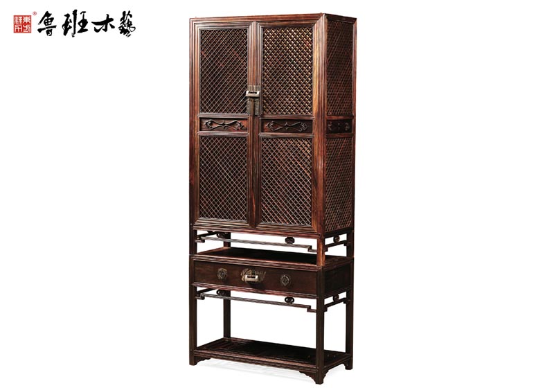 DF-8帶座木軸欞格柜